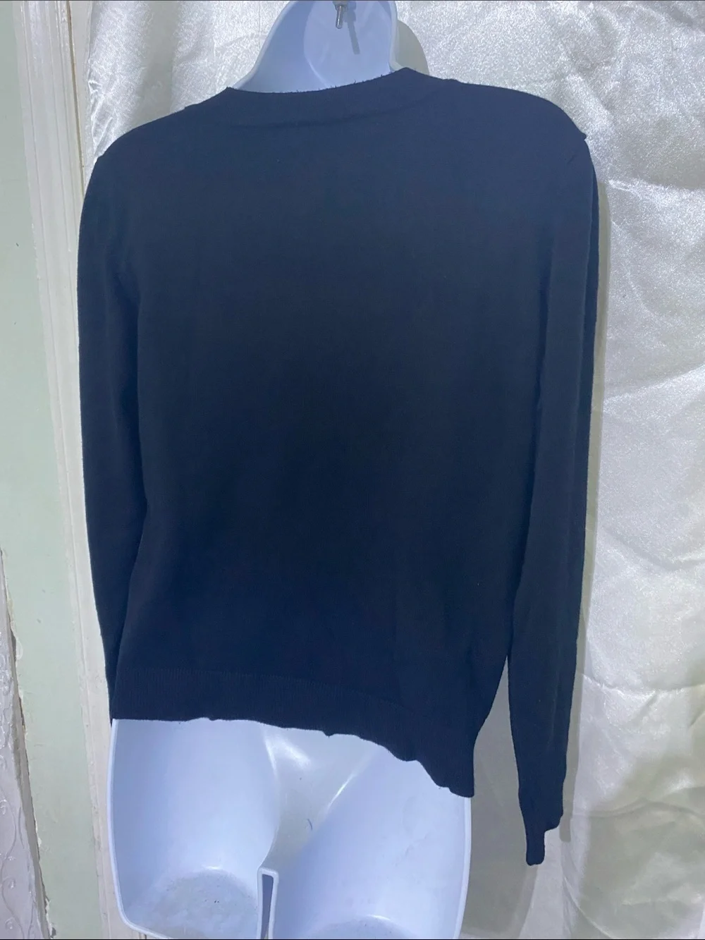 Cielo Black Long-Sleeve Crewneck Sweatshirt